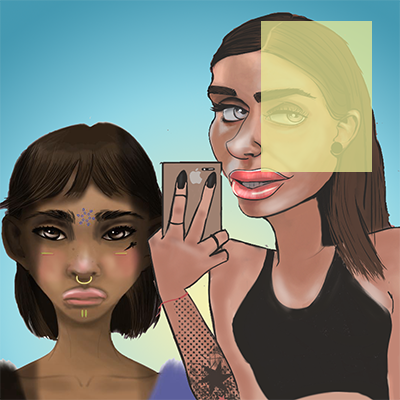 drawing of girl